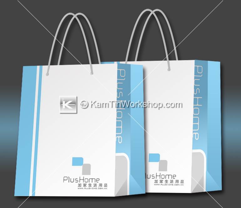 Plus Home 紙袋設計